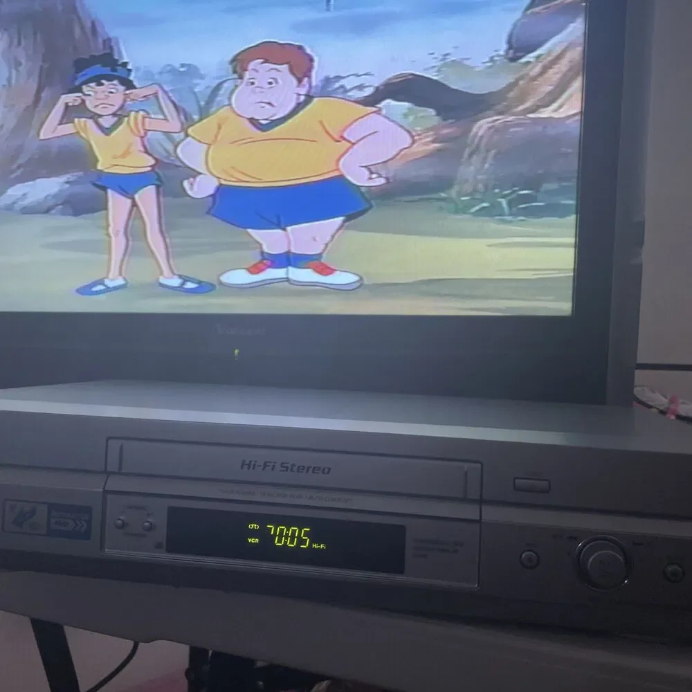 Sony SLV-N750 VHS VCR Hi-Fi Stereo 4 Head Tested Working Front AV Inputs
